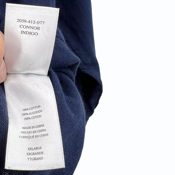 Rails Mens Connor Shirt Size XXL Indigo Soft Cotton Button‎ Down Capsule Minimal - Picture 11 of 11